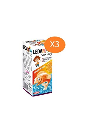 Ledafish Balık Yağı 150 ml 3 Adet