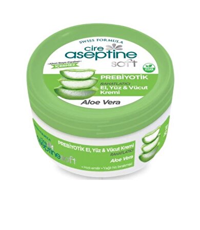 Cire Aseptine Soft Prebiotik Aloevera 30 Ml El Yüz Kremi  8682276602427
