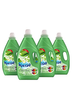 Rinso Renk Koruma & Leke Karşıtı Renkliler için Sıvı Deterjan 50 Yıkama 4x3 lt