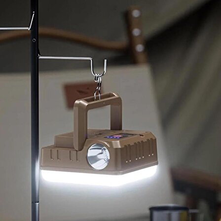 FX-1558 Çadır Lambası, Şarjlı Askılı Kamp Feneri, Kancalı Lamba