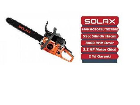 Solax 5900 Motorlu Testere 3.2 HP