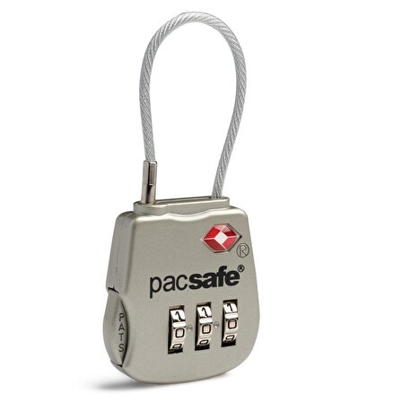 Pacsafe Prosafe 800 TSA Accepted 3-Dial Cable Lock Çanta Kilit