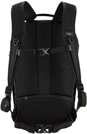 Pacsafe Venturesafe X12 Anti-Theft Backpack 18 lt Su Geçirmez Outdoor Sırt Çantası Siyah