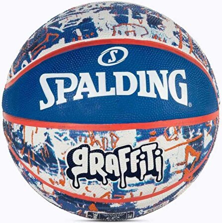 Spalding Blue Red Graffiti SZ7 2021 Basket Topu 84377Z