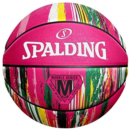 Spalding Basket Topu 2021 Marble Series Pink 84-402Z Size 7