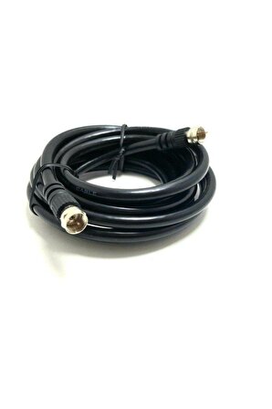 Siyah 5 metre F Konnektörlü Hazır Kablo