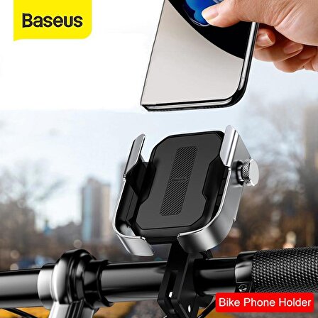 Baseus Bisiklet, Motorsiklet ve Scooter Uym Telefon Tutucu, Zırhlı Telefon Tutucu
