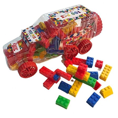 Zhltoys Arabalı 80 Parça Lego Seti