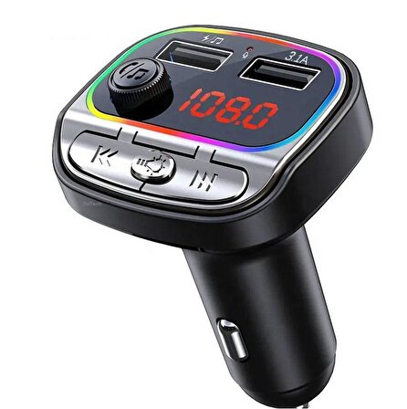 Zhltech Rgb Renkli Fm Mp3 Çalar C21 Silver