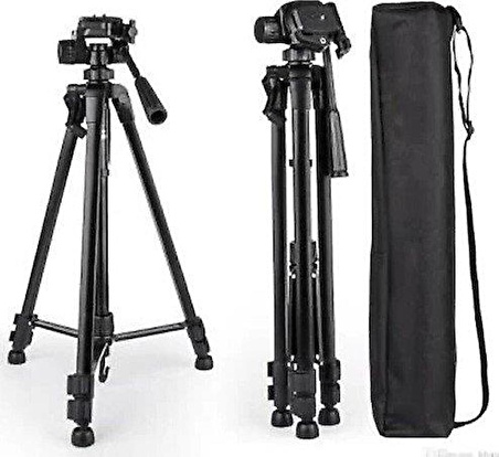 Zhltools 140Cm 3366 Alüminyum Ultra Hafif Su Terazili Premium Tripod Pro