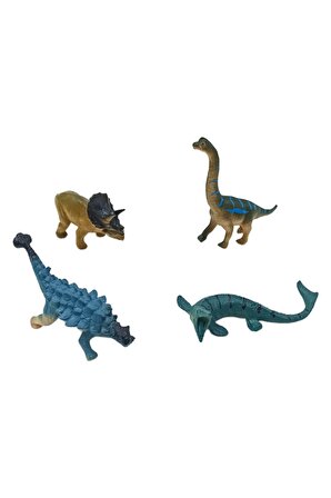 Oyuncak 8 Figürlü Mini Dinozorlar Oyuncak Seti