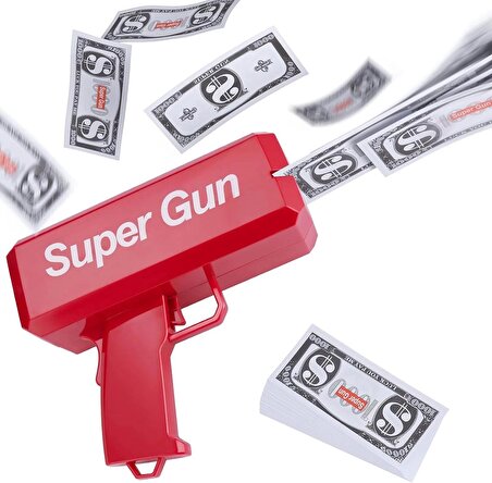 Super Money Gun - Para Saçma Tabancası