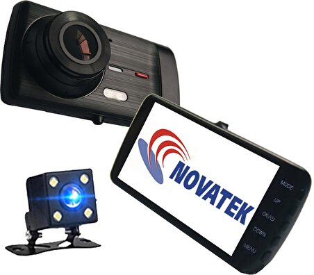 Novatek NT92D+16GB Hafıza Kartlı Full HD Gece Görüşlü Araç Kamera