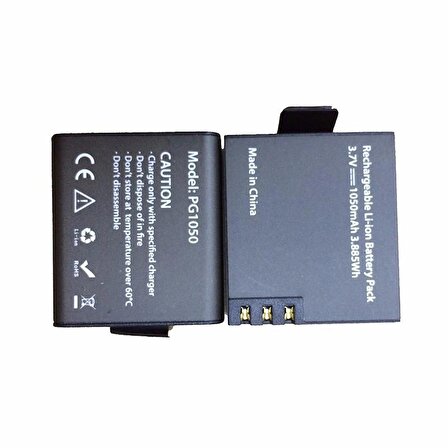 Eken Çift PG1050 ve USB Şarj İstasyonlu Üçlü Batarya Şarj Seti