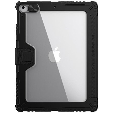 Nillkin Apple iPad 10.2 2019/2020/2021 Uyumlu Tablet Kılıfı - Siyah