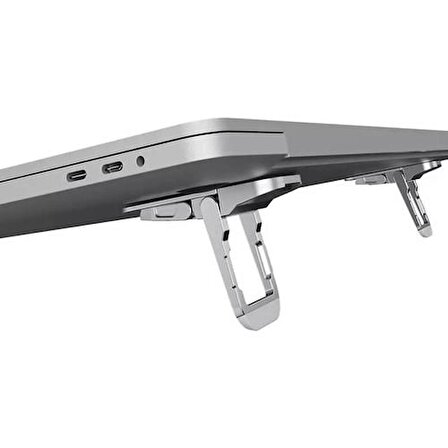 Nillkin Bolster Plus Taşınabilir Yapışkanlı Mini Laptop Standı Gri