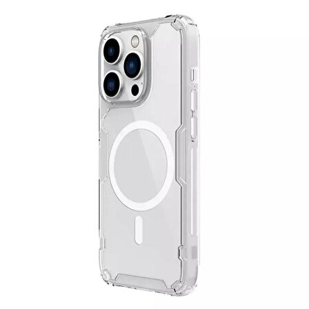 Nillkin TPU Pro Manyetik iPhone 14 Pro Uyumlu Kılıf - Beyaz
