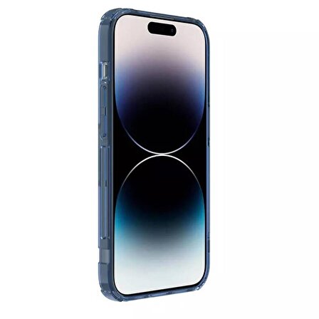 Nillkin TPU Pro Manyetik iPhone 14 Pro Uyumlu Kılıf - Mavi