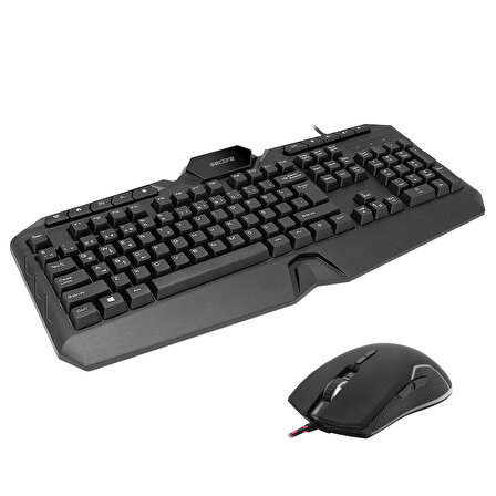 Seclife SLK-4844B Multimedya Gaming Klavye Mouse set