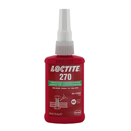 Loctite 270 Sökülmez Vida Sabitleyici 50 ml