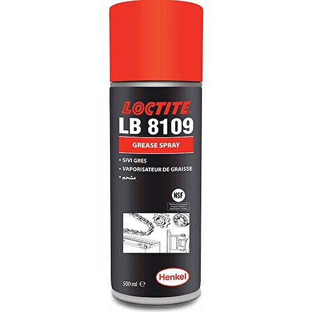 Loctite LB 8109 Sıvı Gres Sprey 500 ml