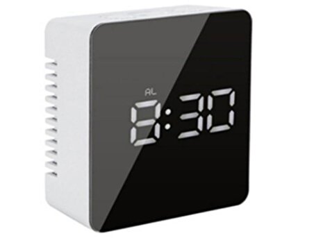 Gplus W562 Dijital LED Termometreli Aynalı Alarmlı Masa Saati
