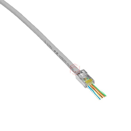 Frisby FNW-RJ4532N Cat 6 Yeni Nesil Metal Konnektör (100'LÜ)