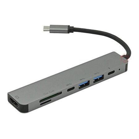 FRISBY FA-7662TC USB TYPE-C=-- HDMI+SD/TF+USB3.0+PD