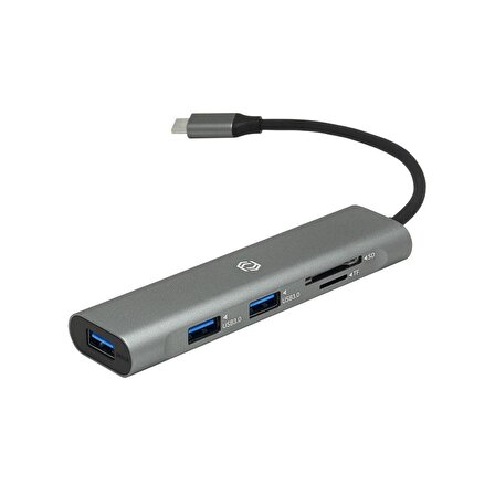 FRISBY FA-7710TC TYPE-C 3 PORT USB 3.0 HUB+SD/TF