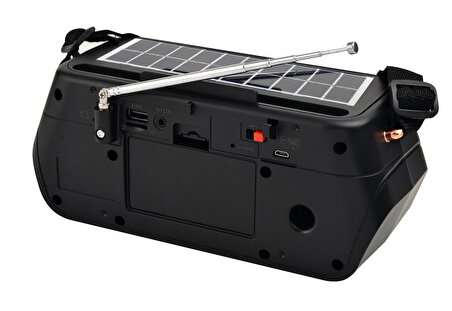 Concord FP81S  TF/BT/USB/FM Radyo/Solar Güneş Enerji Bluetooth Hoparlör