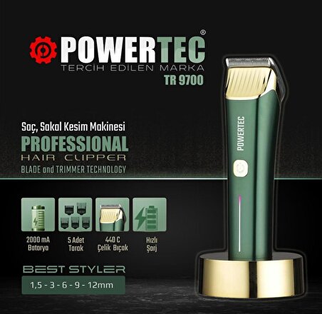 Powertec Tr-9700 Kuru Çok Amaçlı Tıraş Makinesi