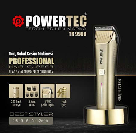 Powertec Tr-9900 Kuru Çok Amaçlı Tıraş Makinesi