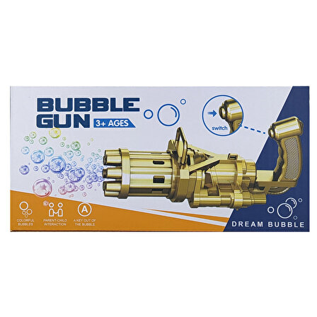 Birlik Oyuncak Bubble Gun Pilli Köpük Tabancası Pembe