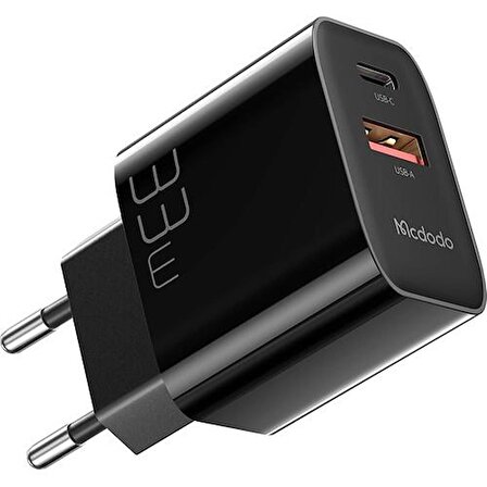 Mcdodo CH-0922 USB 33 Watt Hızlı Şarj Aleti Siyah