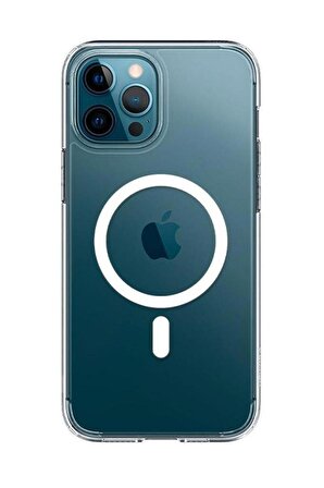 Mcdodo Iphone 13 Pro Uyumlu Şeffaf Mat Magsafe Kılıf PC-1660