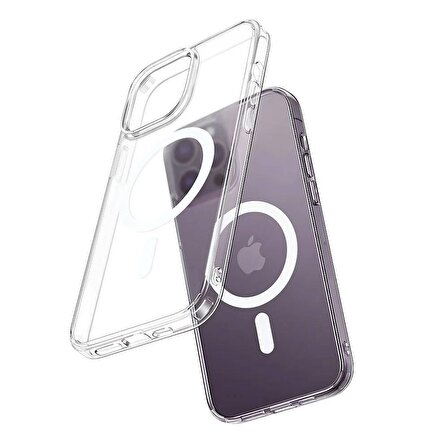 Mcdodo PC-5332 iPhone 15 Pro Uyumlu Magsafe Şeffaf Kılıf