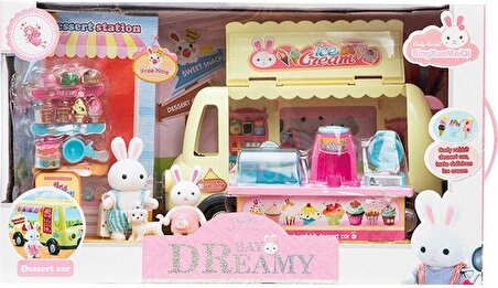 Bay Dreamy Mini Tavşan Dondurma Karavanı Oyun Seti