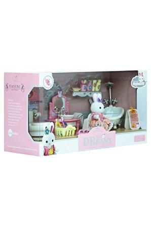 Eğlenceli ve Öğretici Banyo Deneyimi: Bay Dreamy Mini Tavşan Banyo'da Oyun Seti