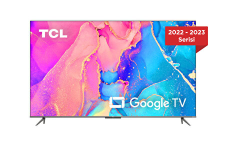 TCL 55C635 55 İnç 140 Ekran 4K Ultra HD Uydu Alıcılı Google Smart QLED TV