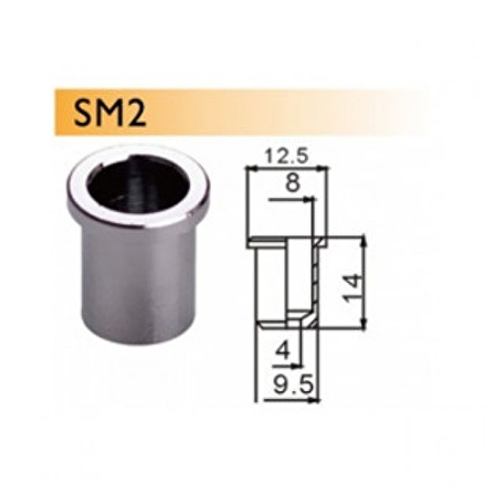 Dr. Parts SM2/CR String Mounting Ferrules (Krom)