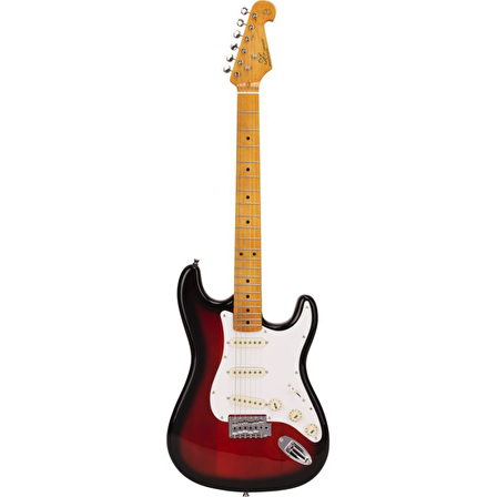 SX Stratocaster Elektro Gitar (2-Tone Sunburst)