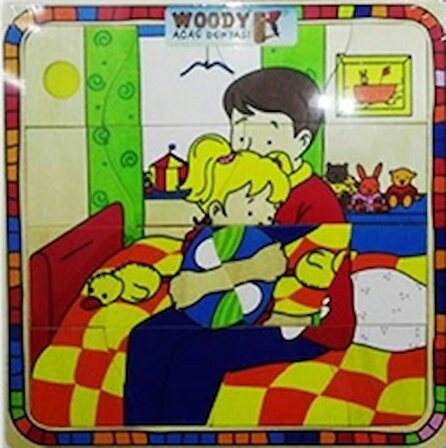 Woody Yaşam 16x2 Parça Çocuk Puzzle