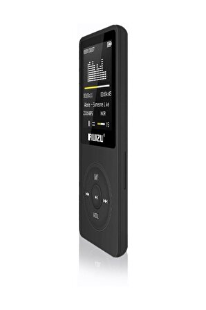 X02 Ultra Ince Mp3 Çalar 4gb Fm Radyo Siyah