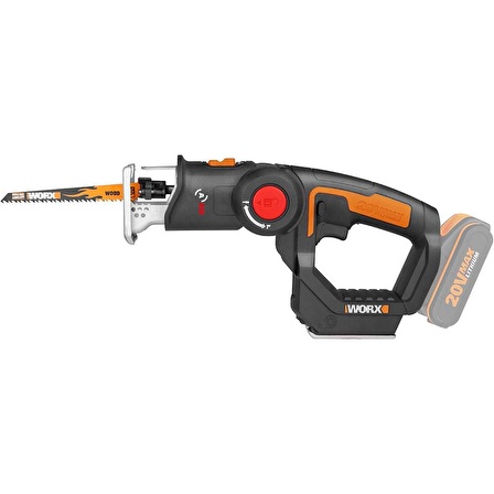 WORX WX550.9 20Volt Profesyonel Dekupaj ve Tilki Kuyruğu Testere (Akü Dahil Değildir)