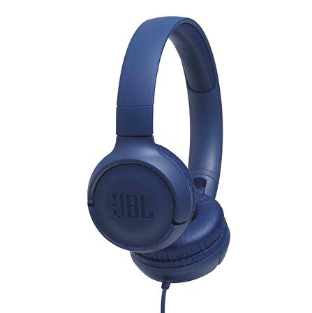 JBL Tune 500 Mikrofonlu Kulak Üstü Kulaklık Blue