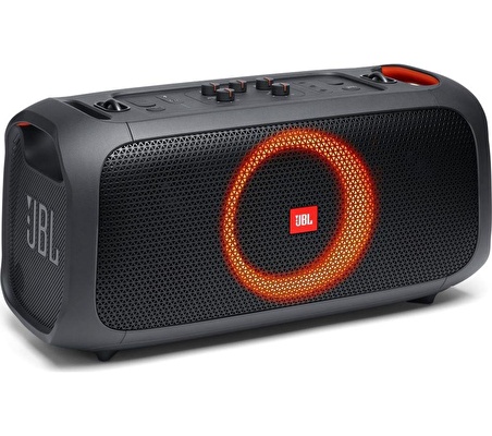 JBL Partybox GO, Bluetooth Hoparlör, IPX4, Siyah Mikrofon Hediyeli