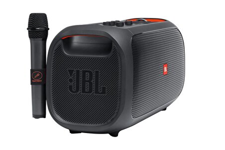 JBL Partybox GO, Bluetooth Hoparlör, IPX4, Siyah Mikrofon Hediyeli