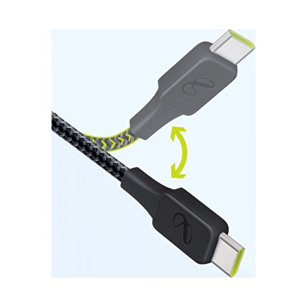 Infinity Lab InstantConnect Kablo USB-A USB-C Beyaz 1.5m