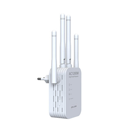 LB-Link Alan 1200 Mbps Çift Bantlı Sinyal Genişletici Router 4 Antenli Wifi İnternet Güçlendirici