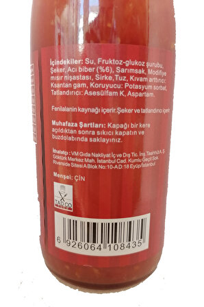 Tatlı Acı Biber Sosu ( Sweet Chilli Sauce) 700 Gr